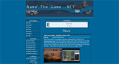 Desktop Screenshot of namethegame.net